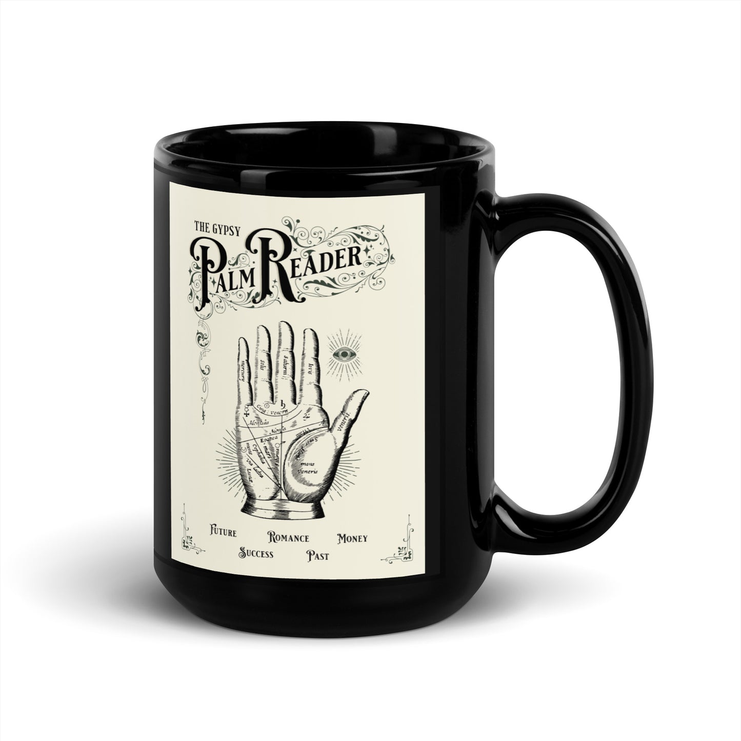Palm Reader Mug - Black