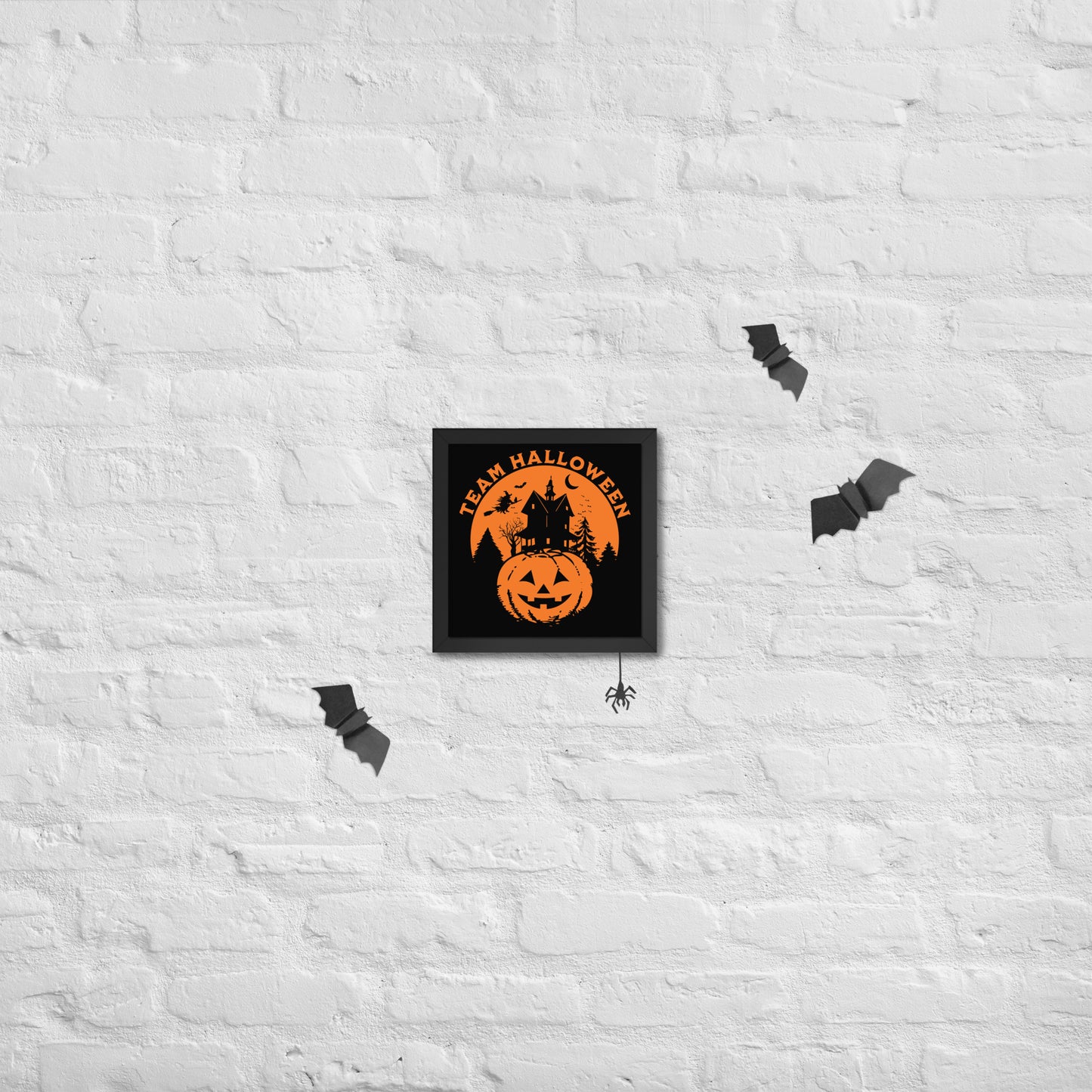 Team Halloween Framed Poster