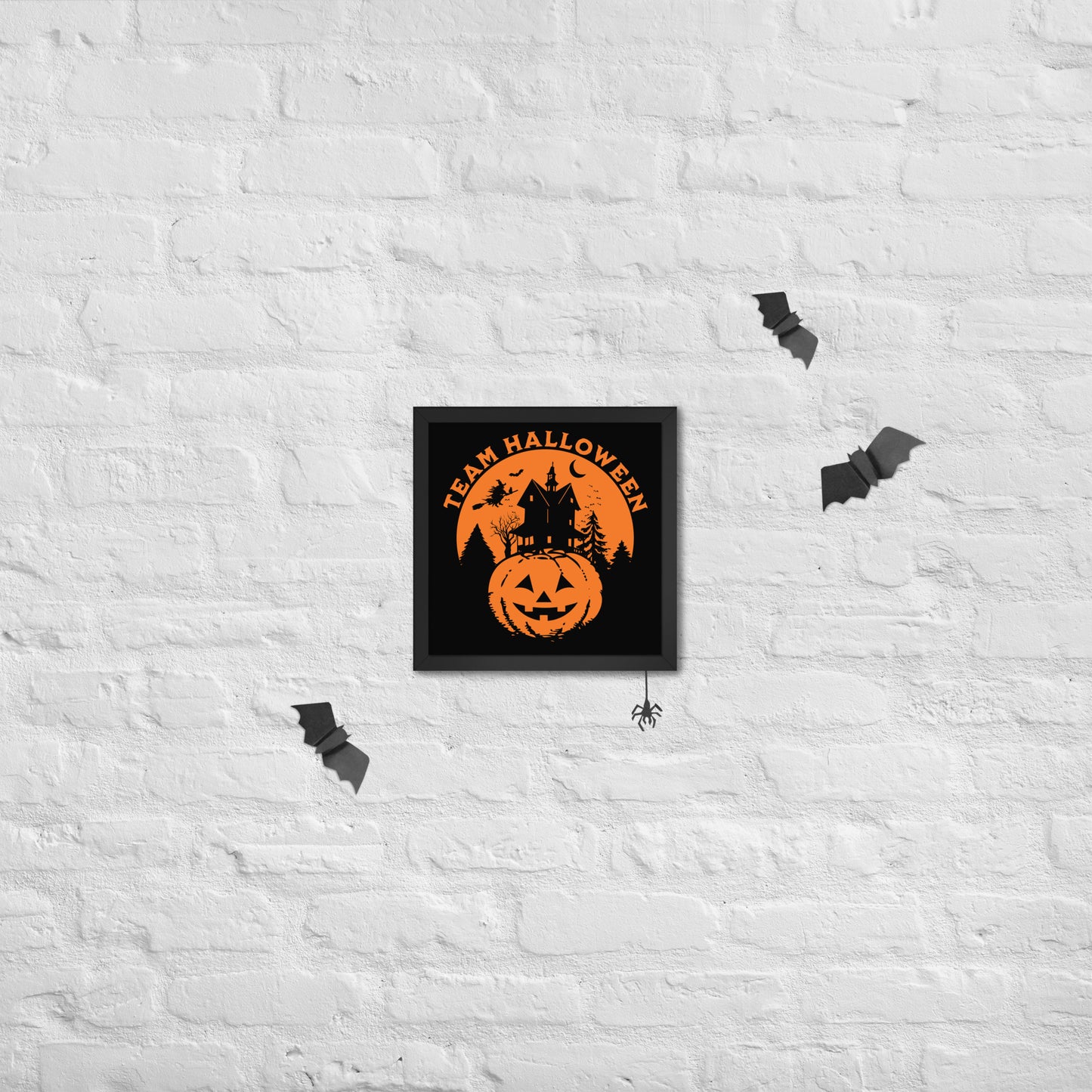 Team Halloween Framed Poster