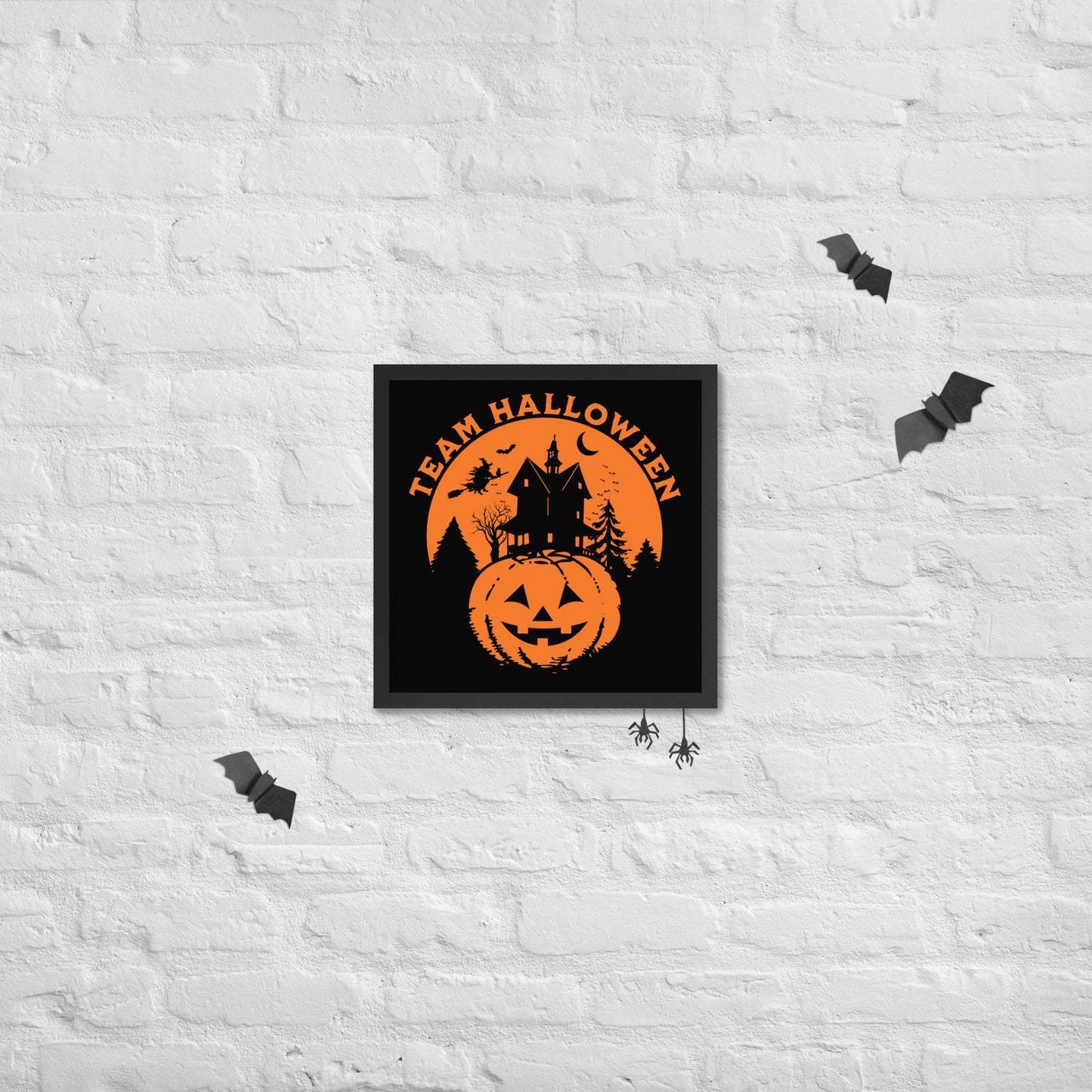 Team Halloween Framed Poster