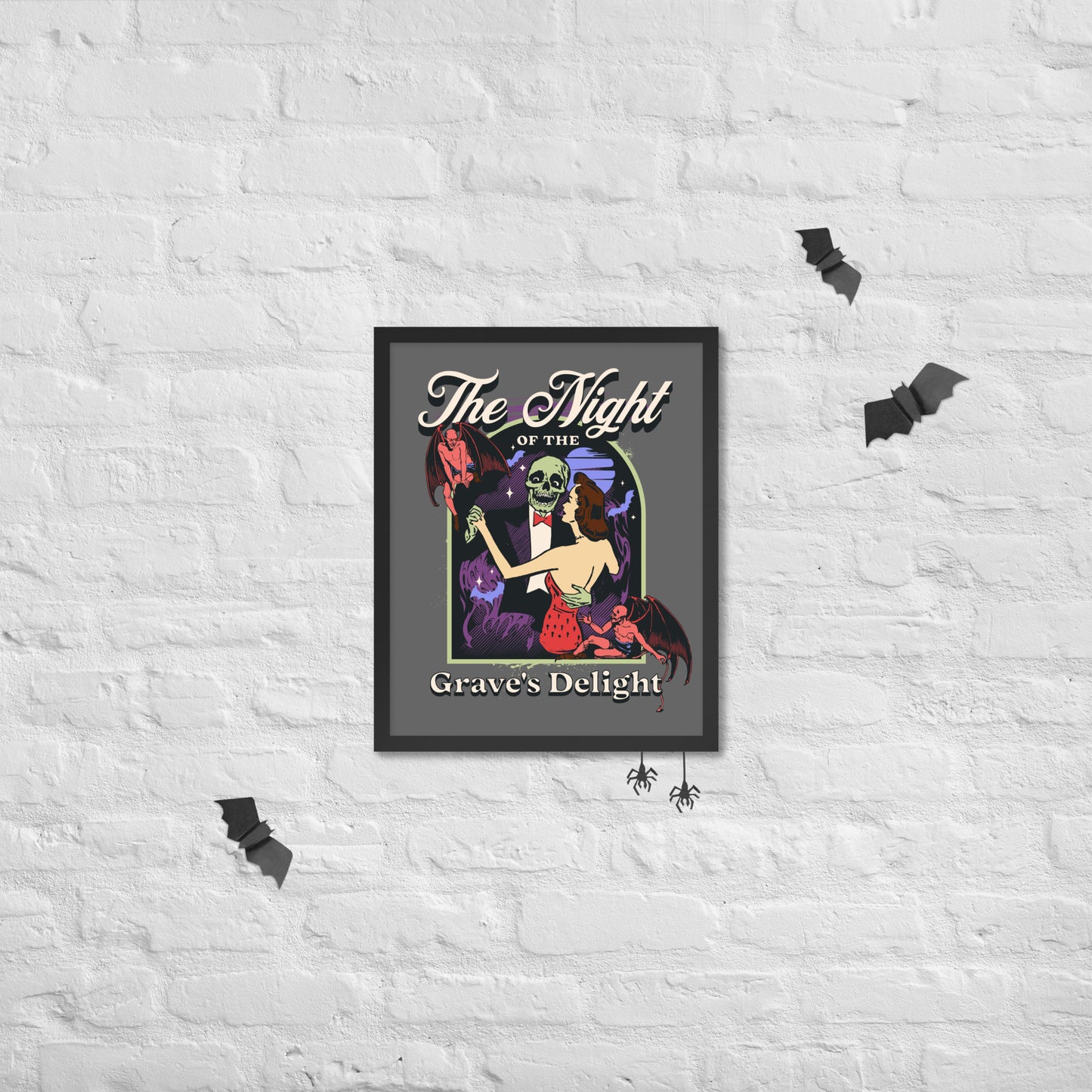 Grave's Delight Framed Poster