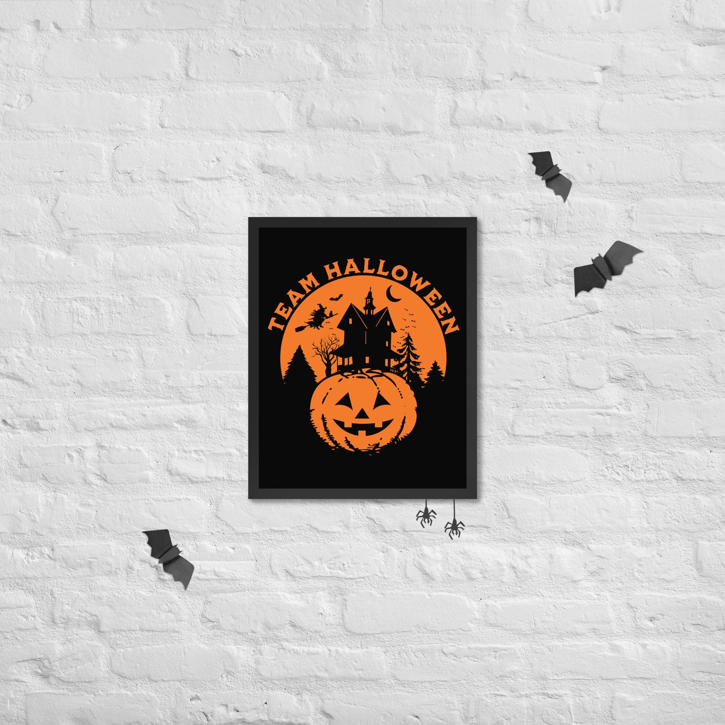Team Halloween Framed Poster