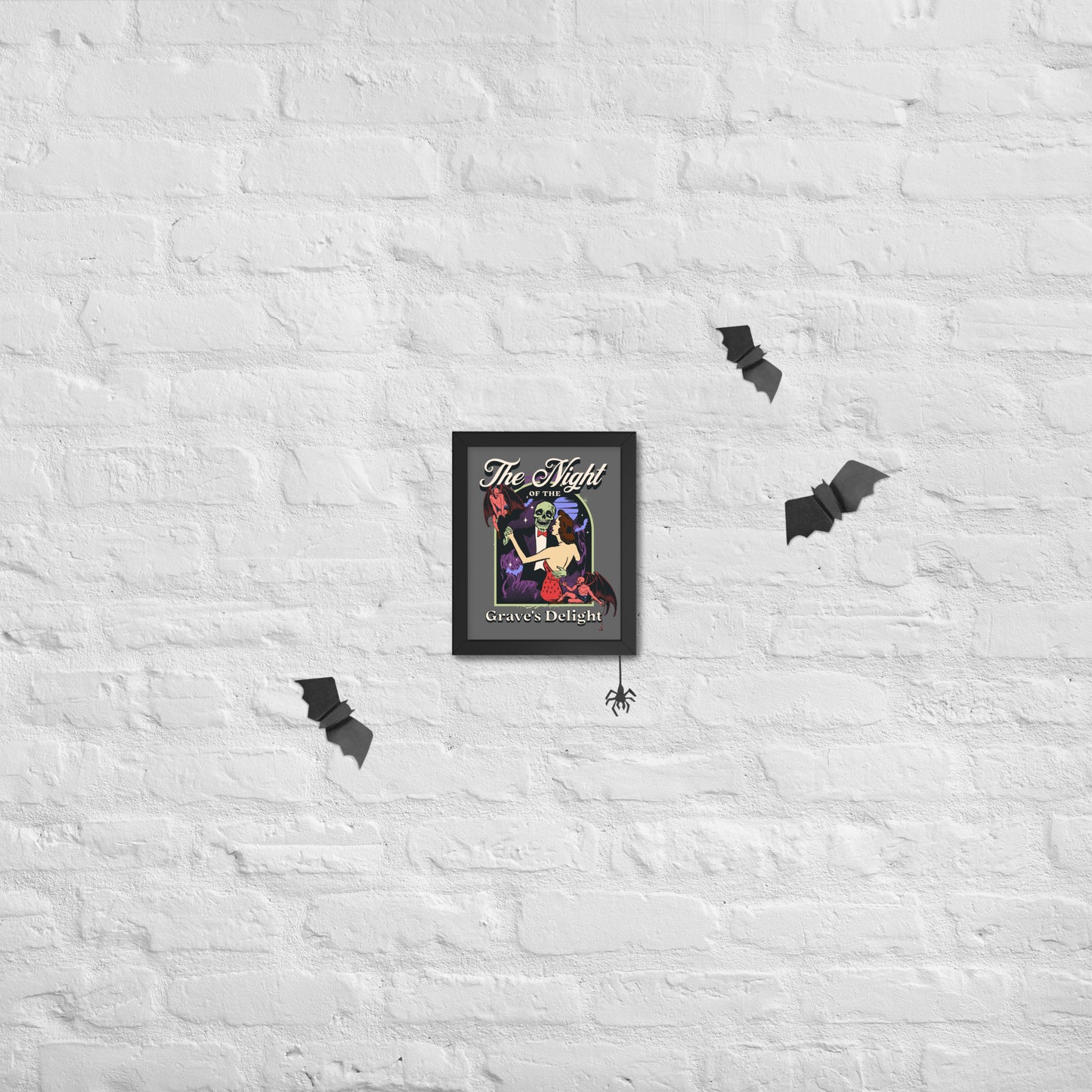 Grave's Delight Framed Poster
