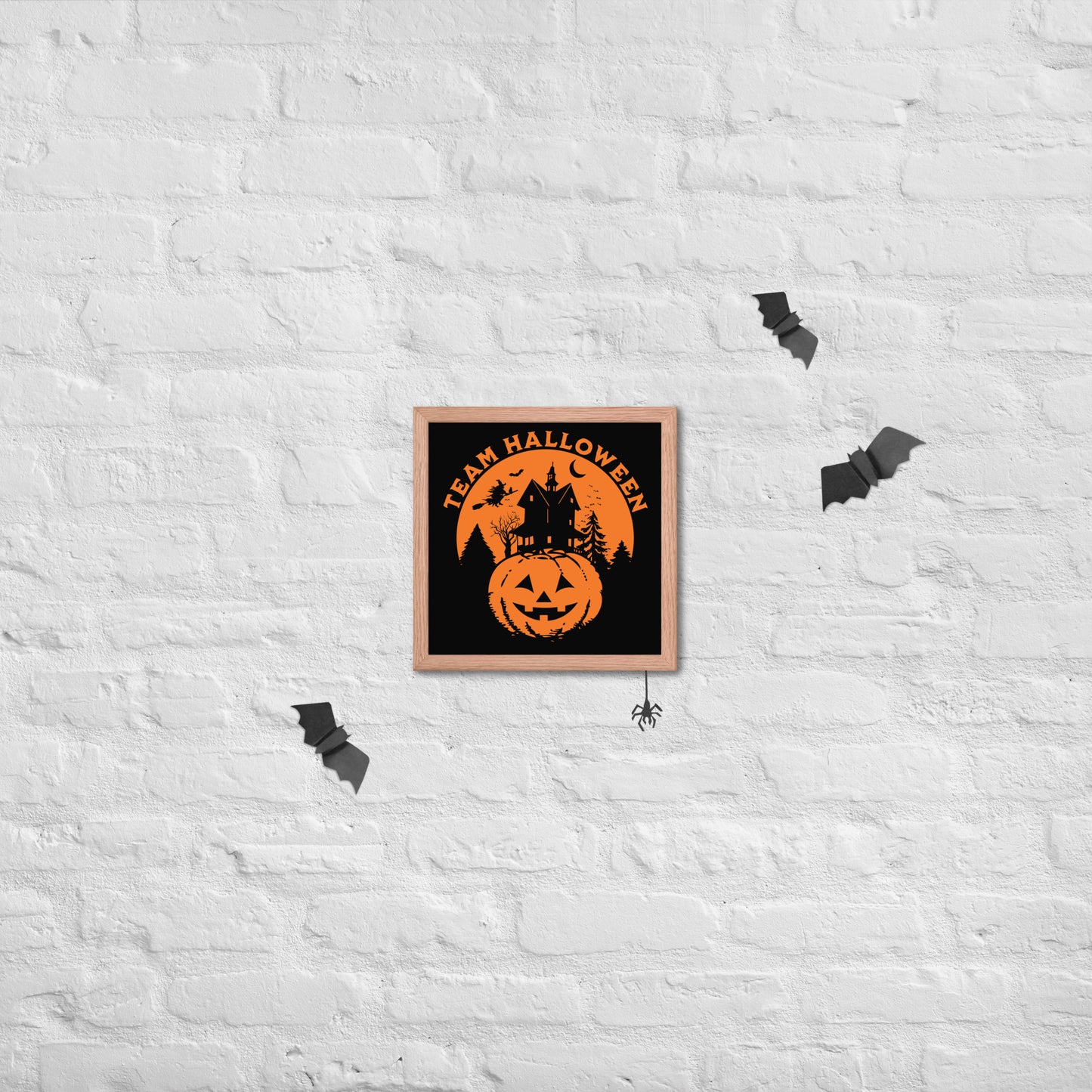 Team Halloween Framed Poster