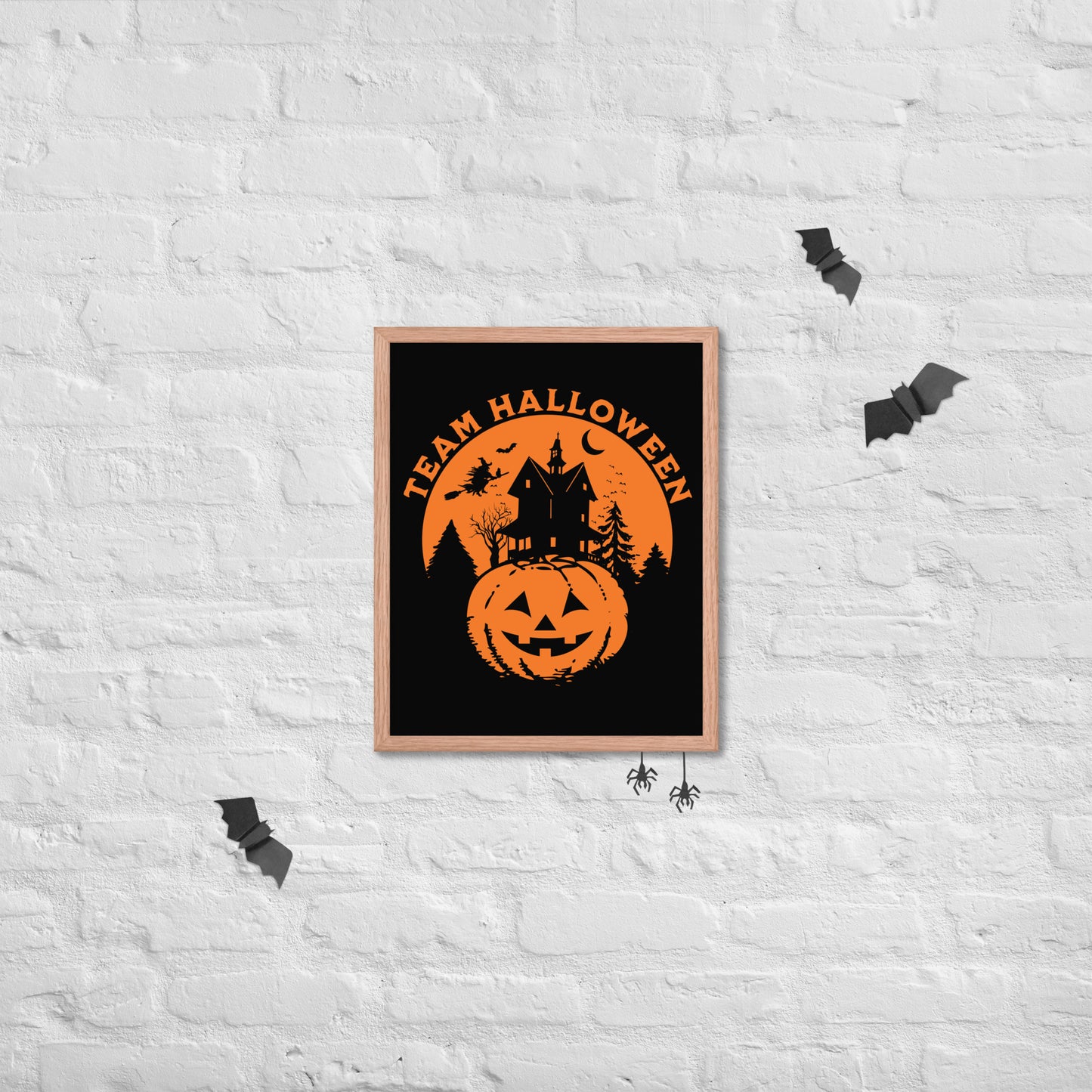 Team Halloween Framed Poster
