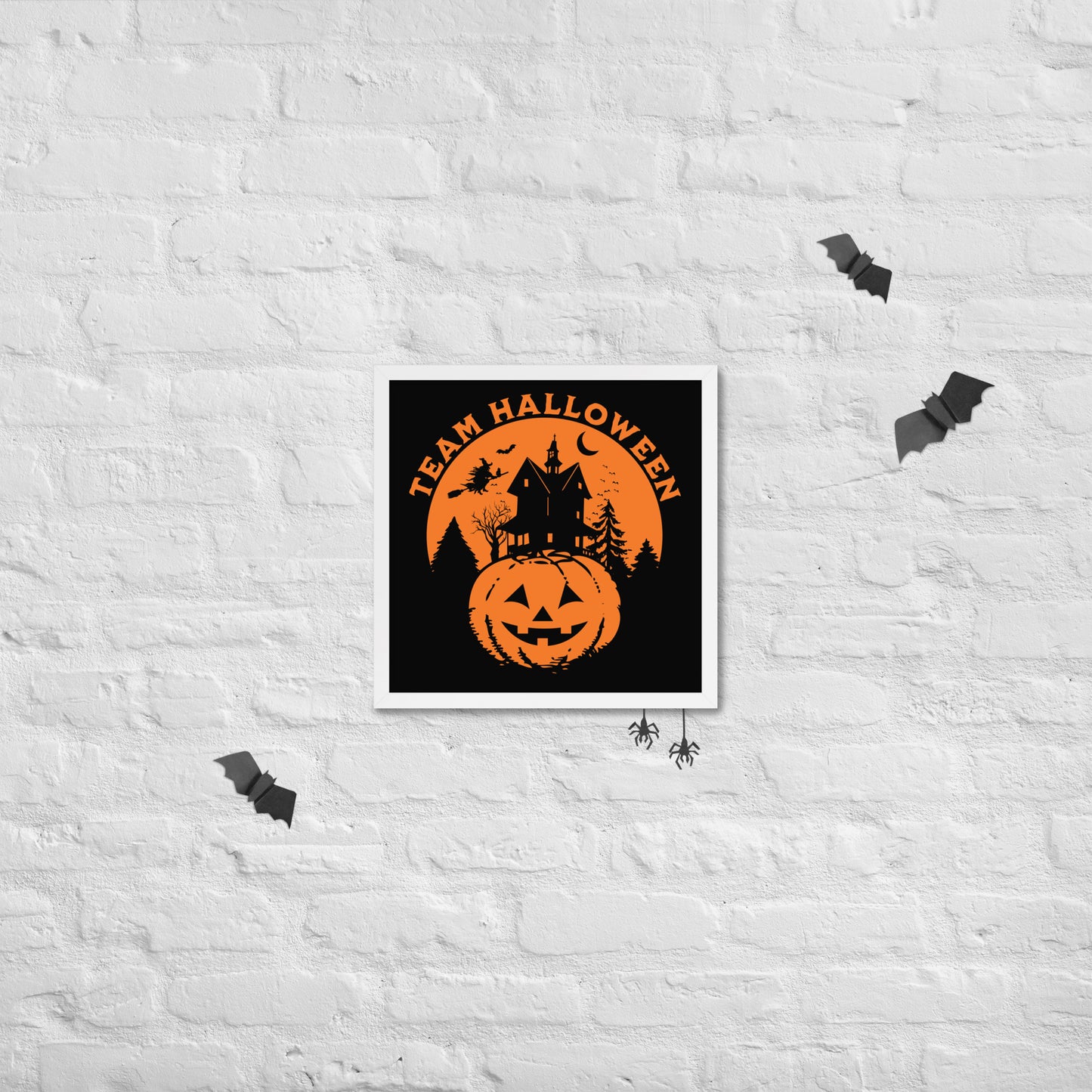 Team Halloween Framed Poster