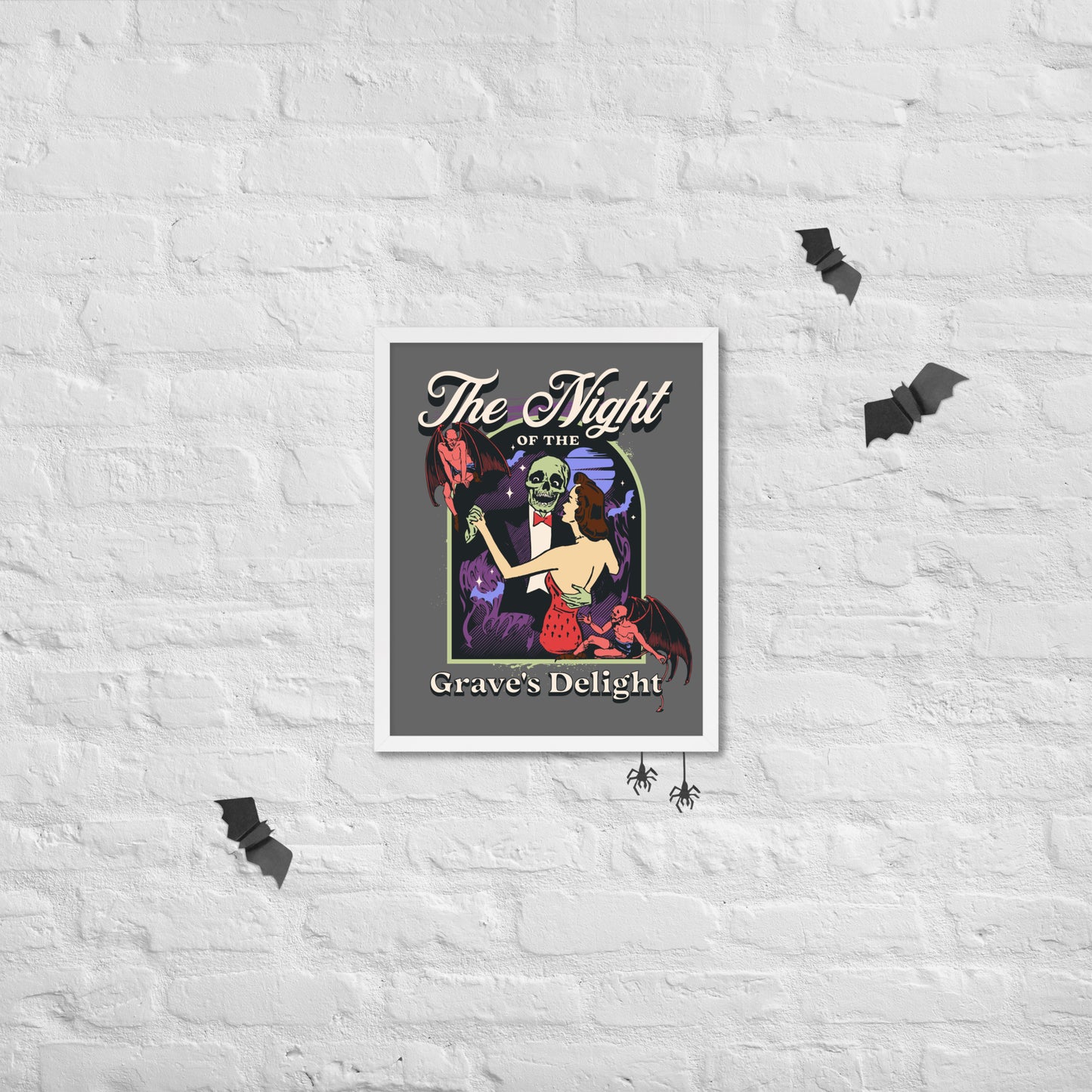 Grave's Delight Framed Poster