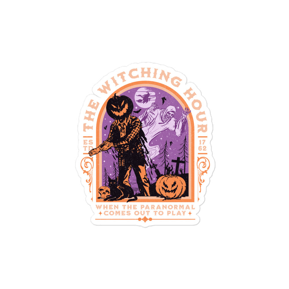 Witching Hour Bubble-Free Sticker
