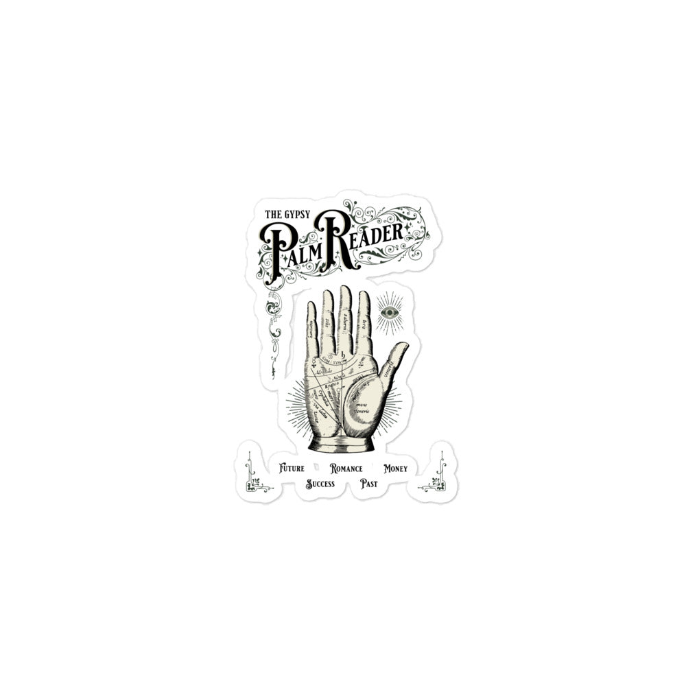 Palm Reader Bubble-Free Sticker