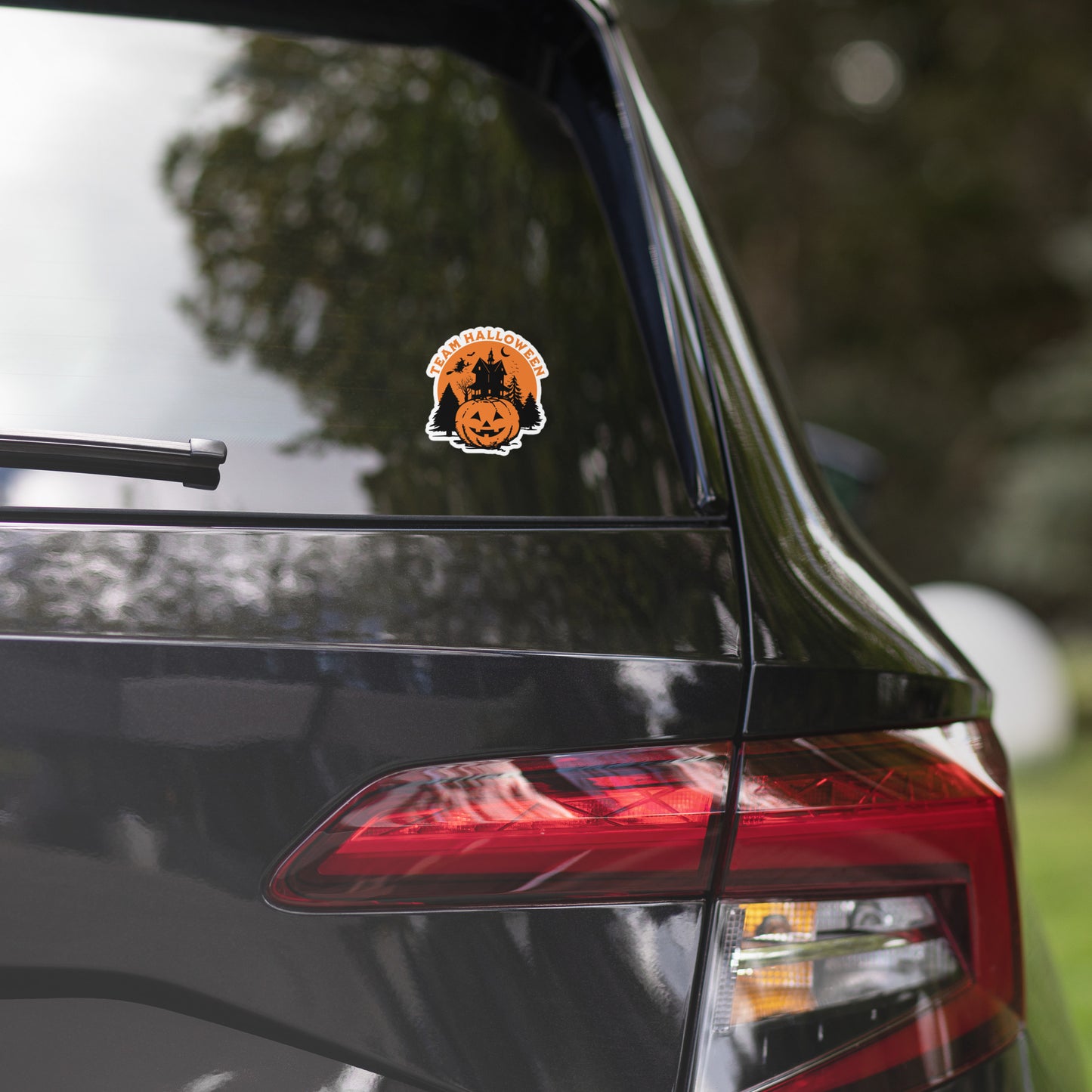 Team Halloween Bubble-Free Sticker