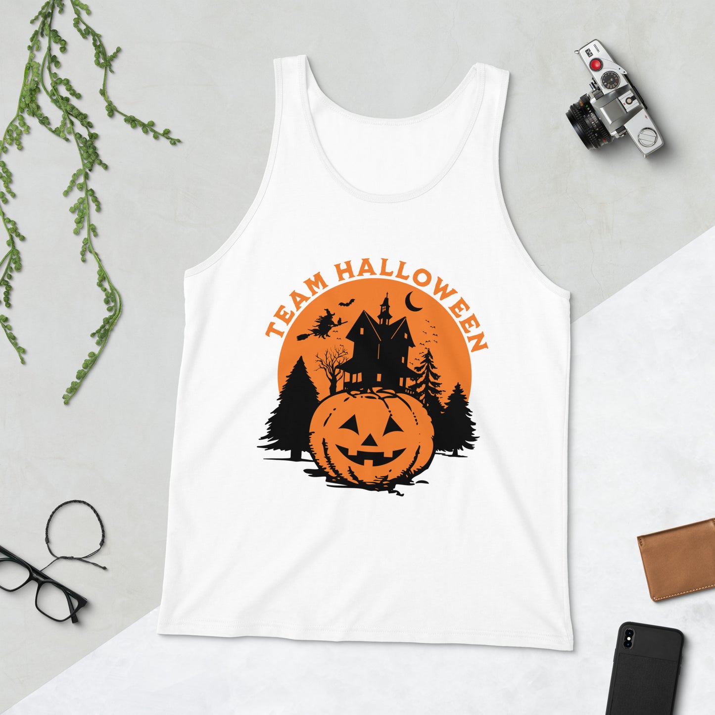 Team Halloween Tank Top
