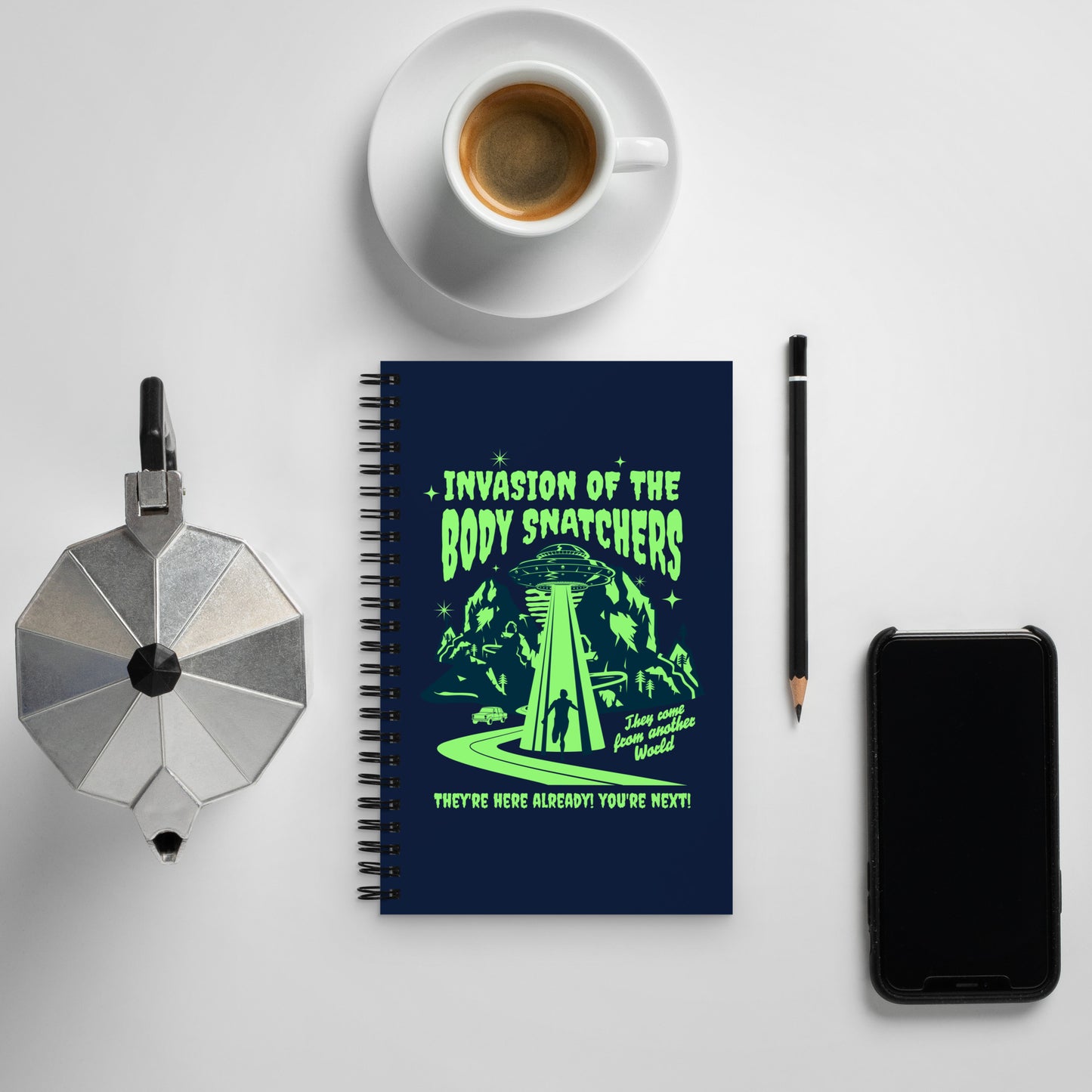 Body Snatchers Spiral Notebook