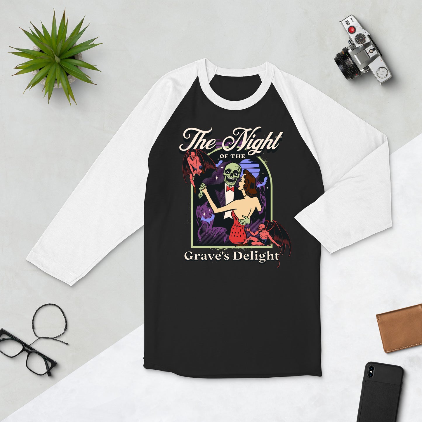 Grave's Delight Baseball Tee