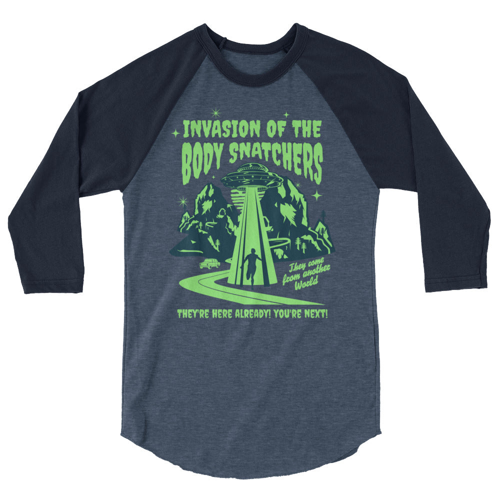 Body Snatchers Baseball Tee