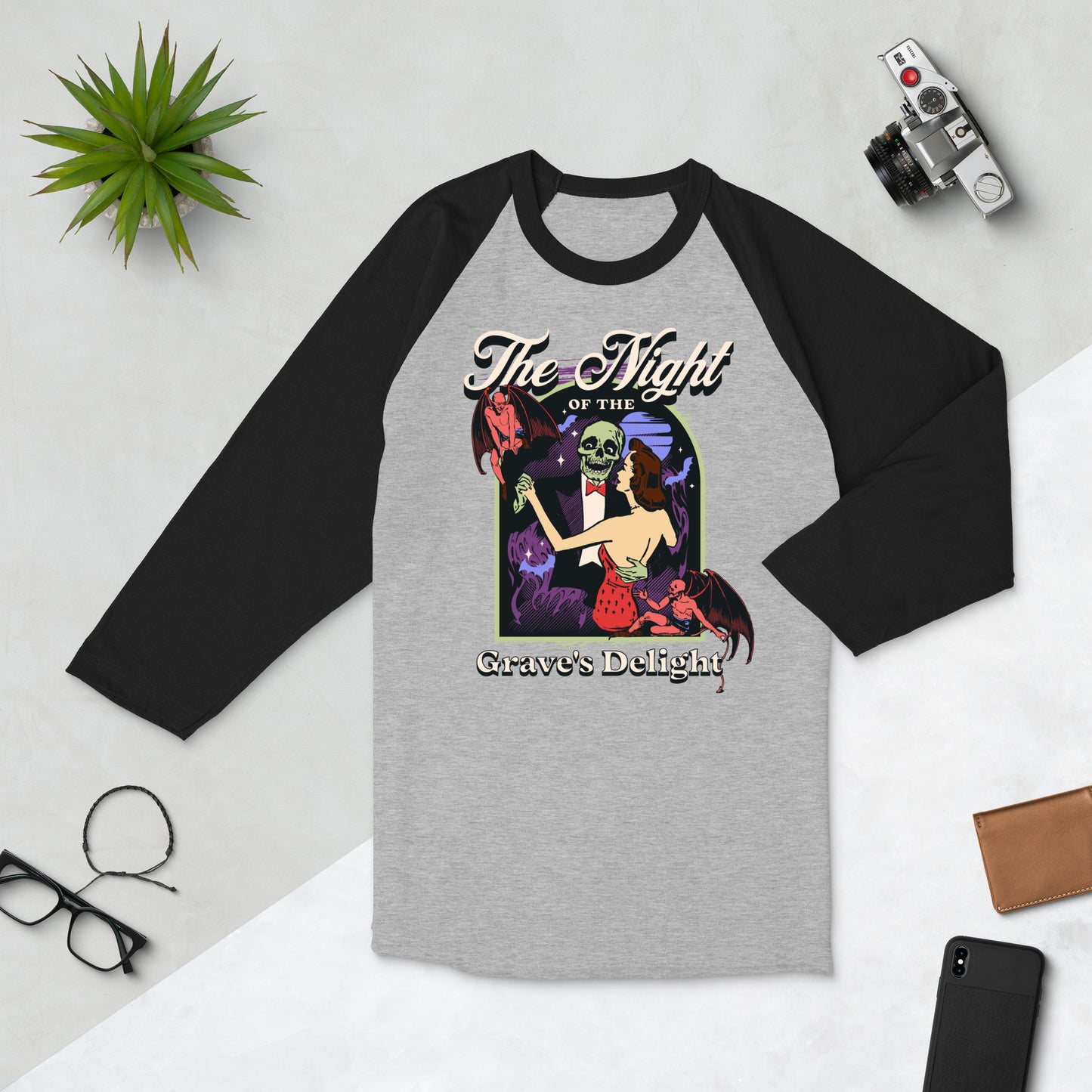 Grave's Delight Baseball Tee