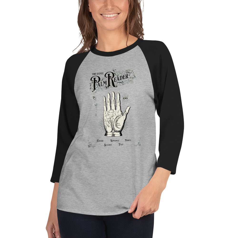 Palm Reader Baseball Tee