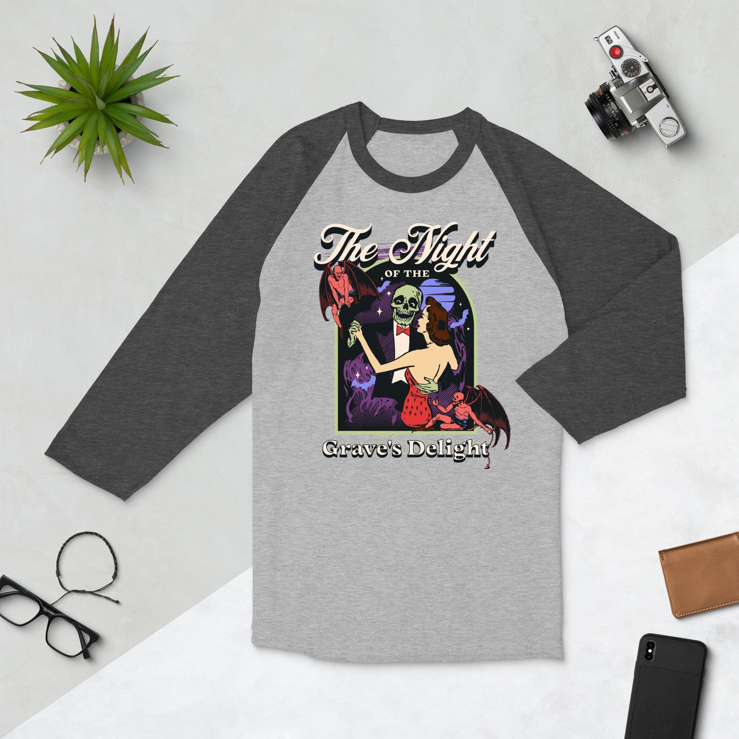 Grave's Delight Baseball Tee