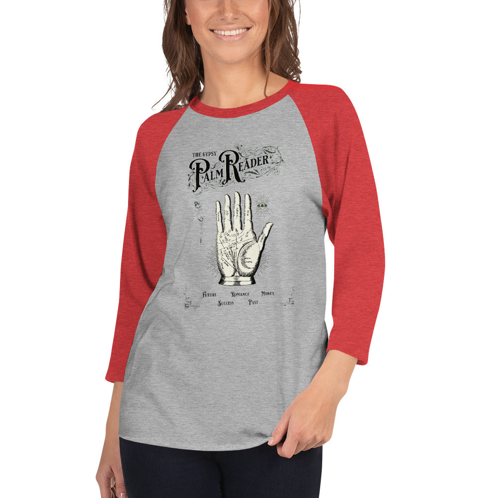 Palm Reader Baseball Tee