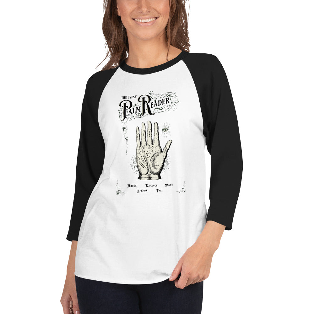 Palm Reader Baseball Tee
