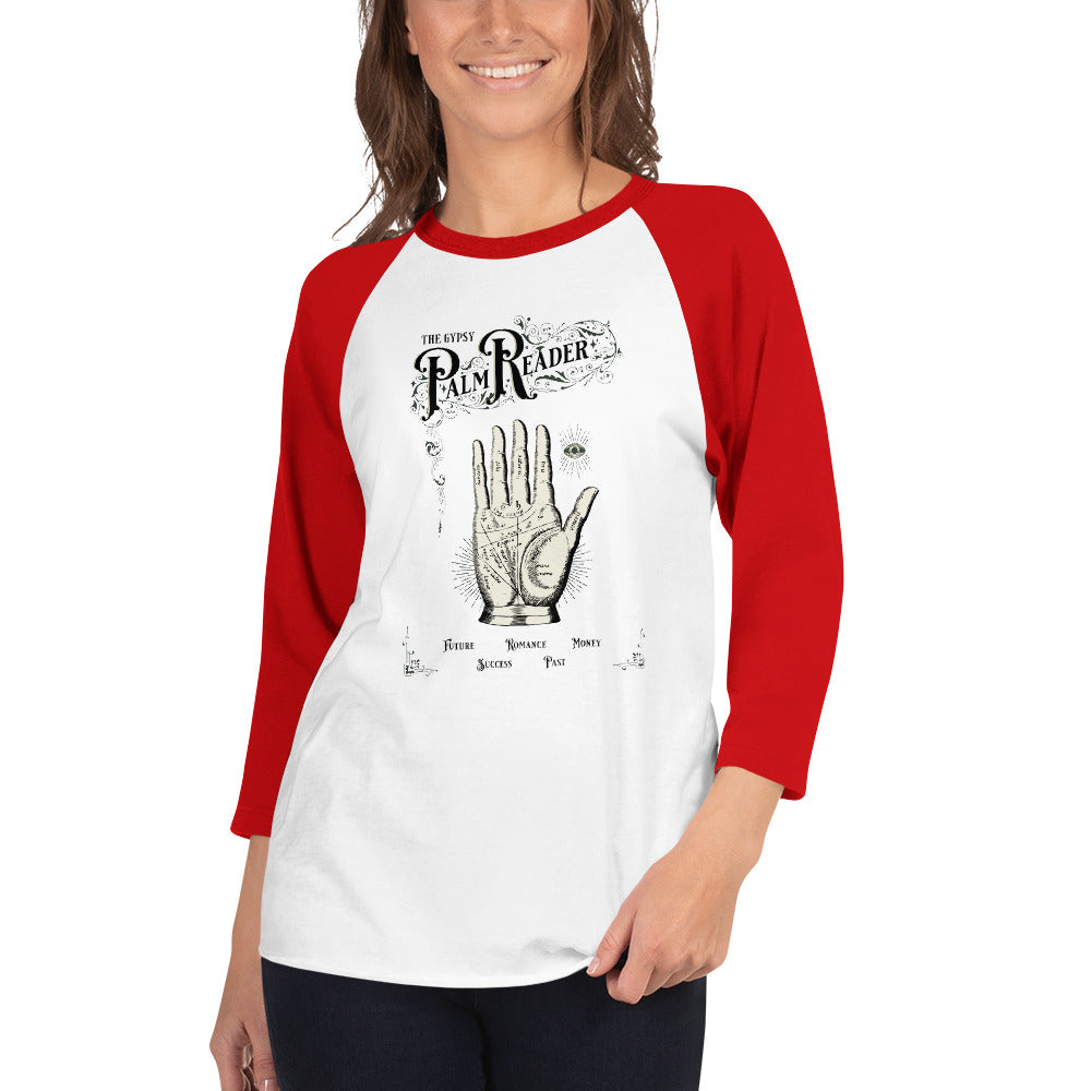 Palm Reader Baseball Tee