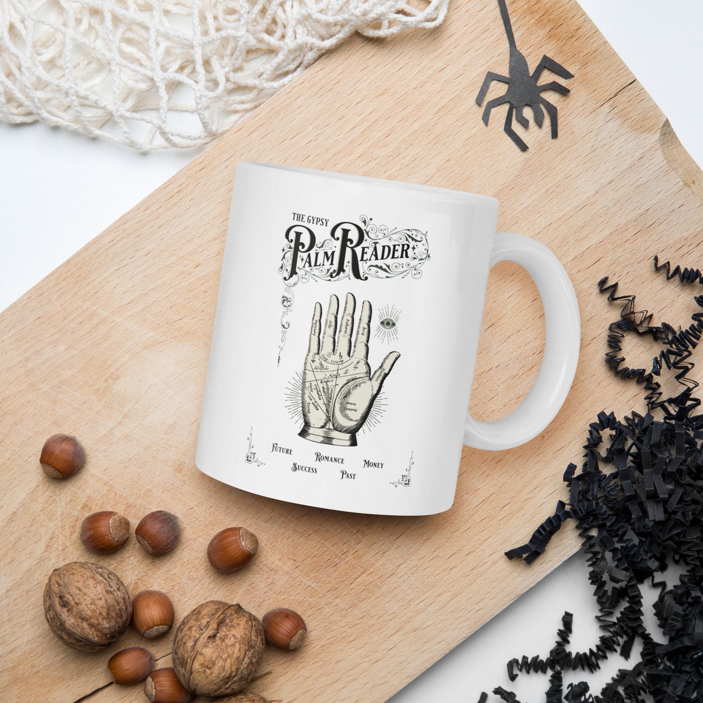 Palm Reader Mug - White
