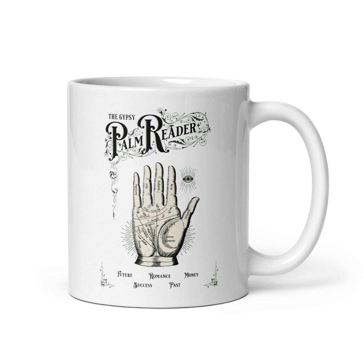 Palm Reader Mug - White