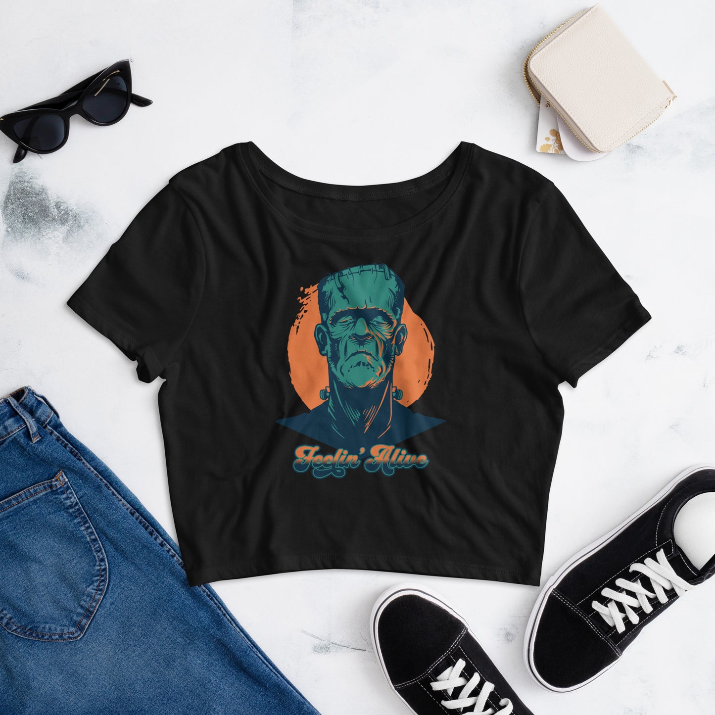 Feelin' Alive Cropped Tee