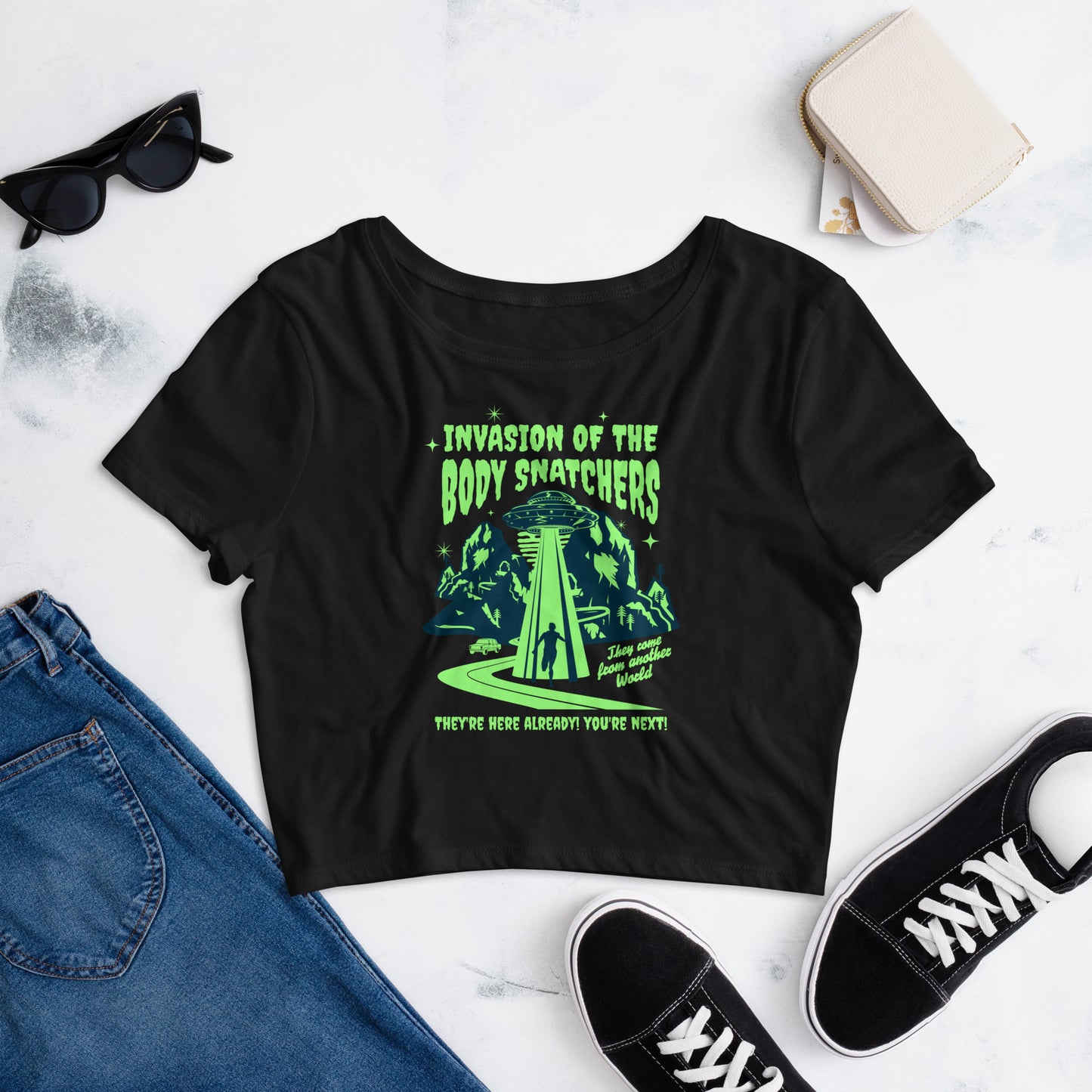 Body Snatchers Cropped Tee