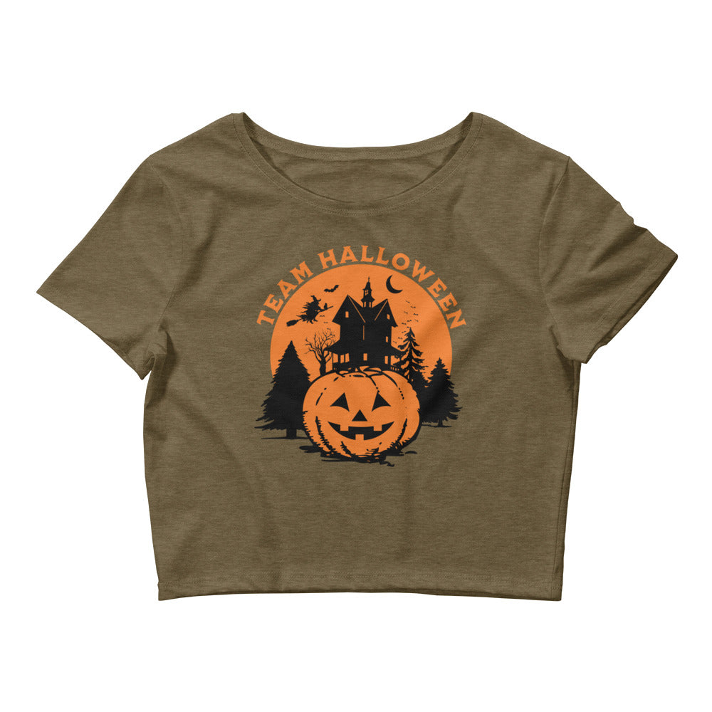 Team Halloween Cropped Tee