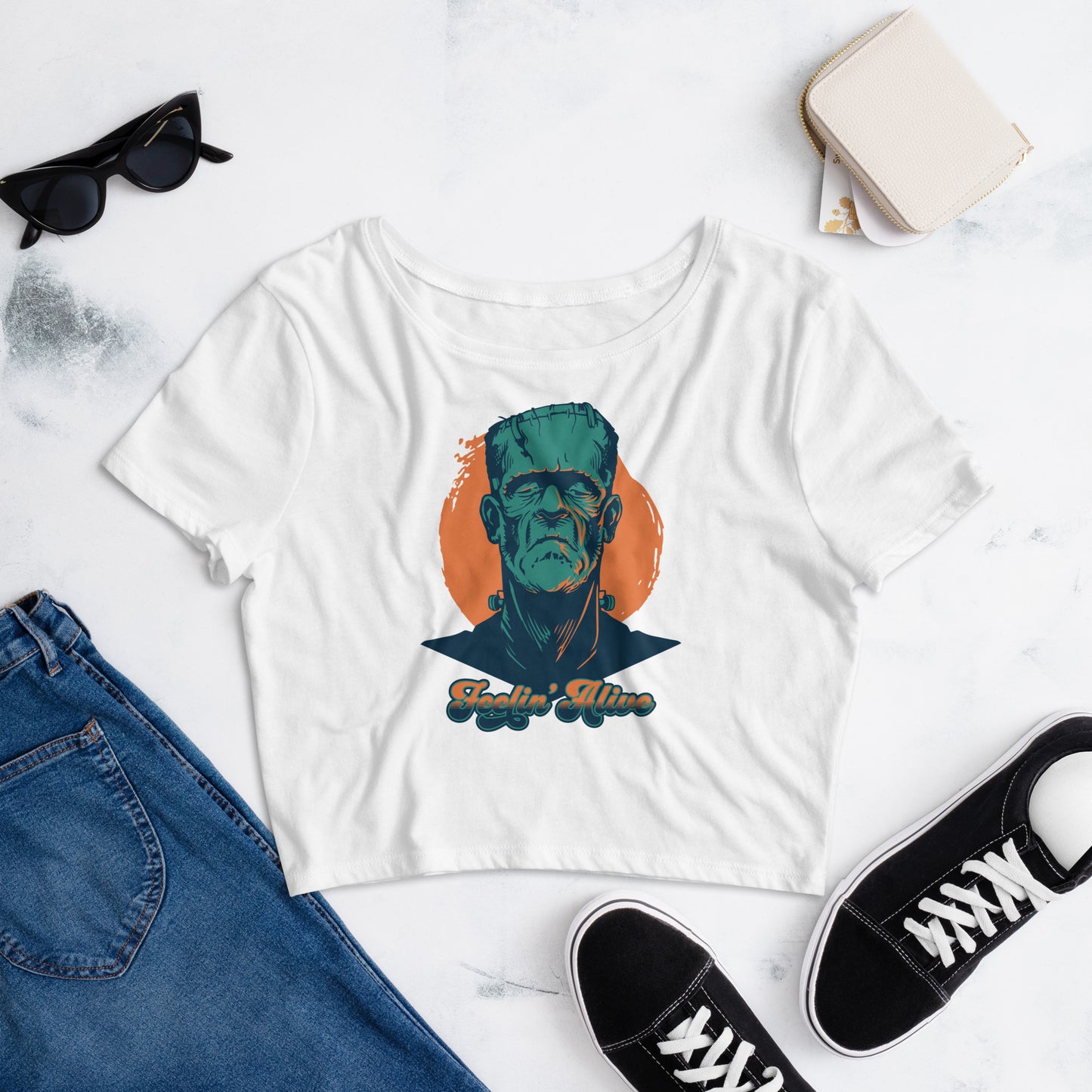 Feelin' Alive Cropped Tee