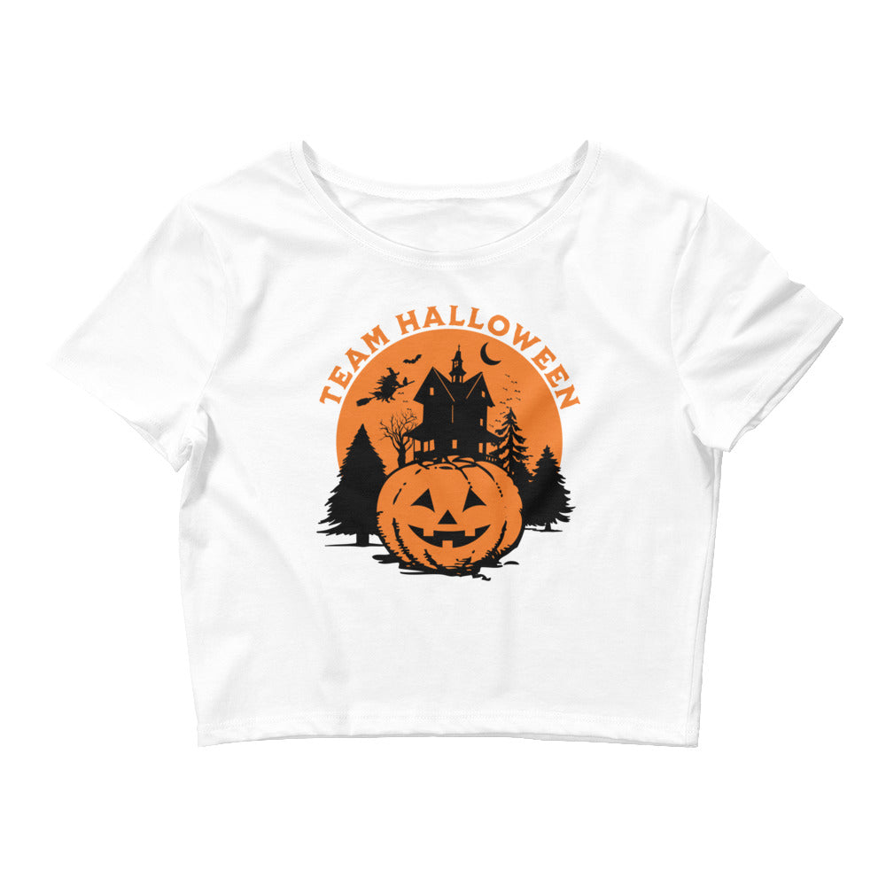 Team Halloween Cropped Tee