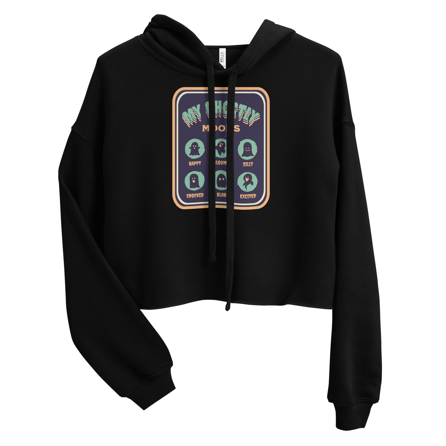 Ghostly Moods Cropped Hoodie