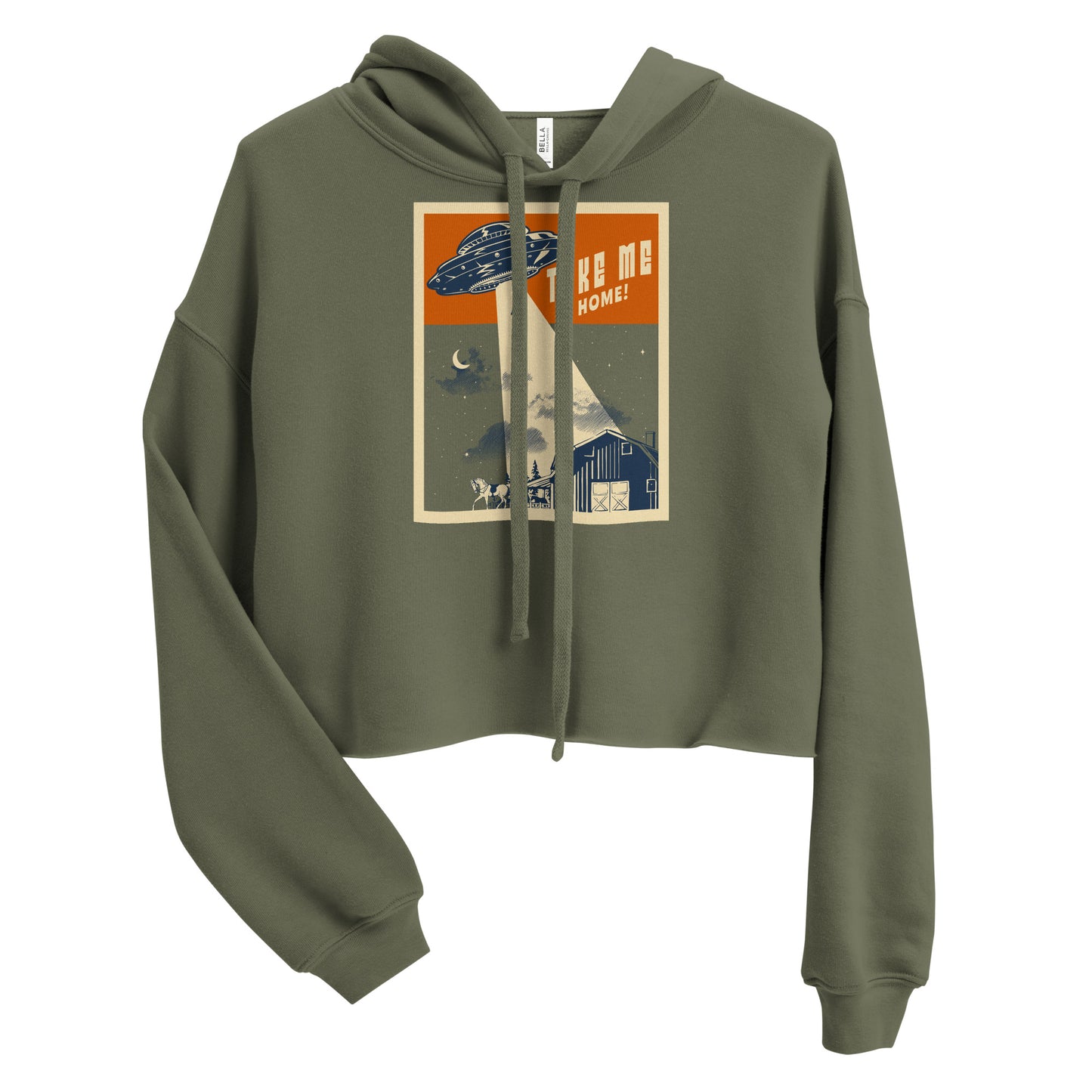 Take Me Home Cropped Hoodie