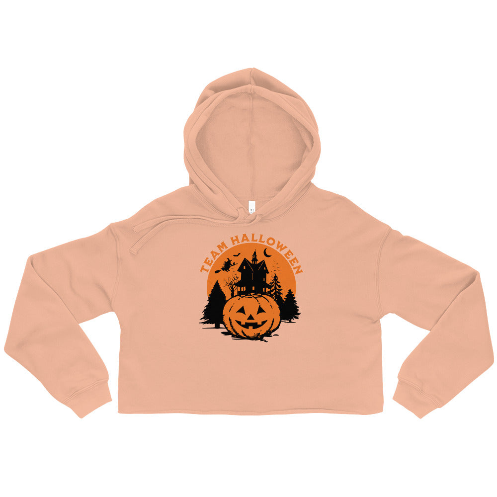 Team Halloween Cropped Hoodie