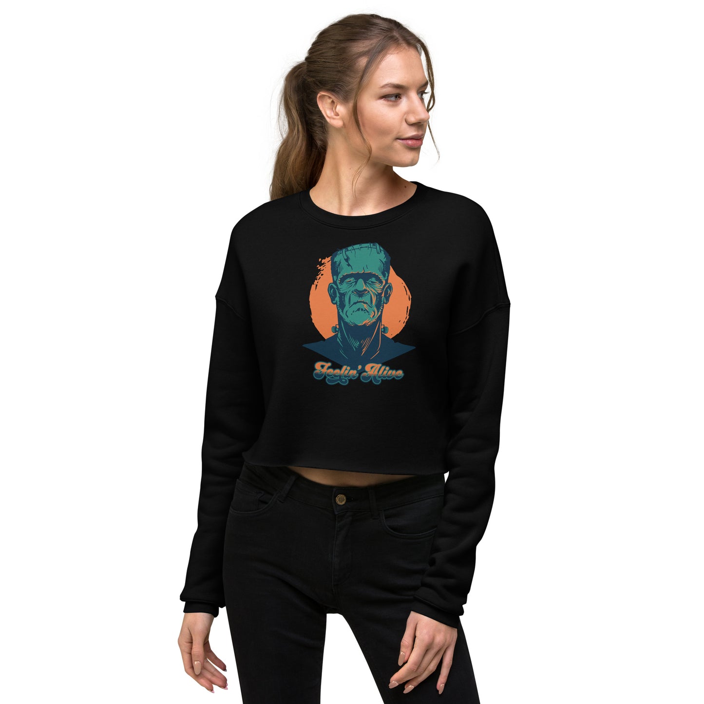Feelin' Alive Cropped Sweatshirt