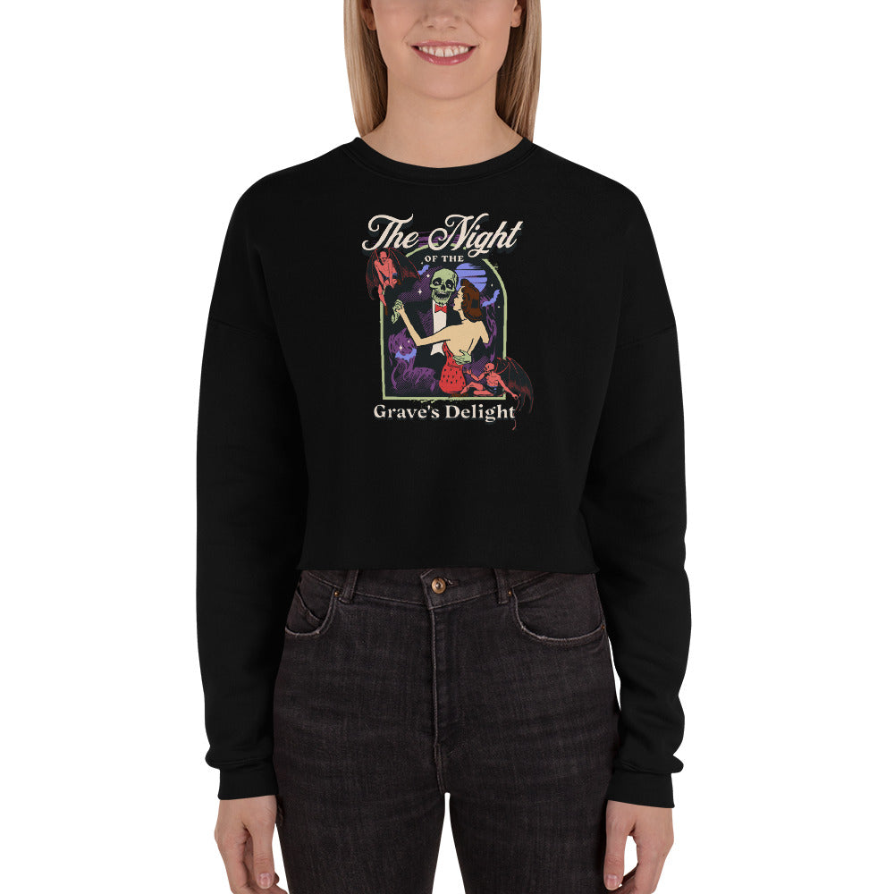 Grave's Delight Cropped Sweatshirt