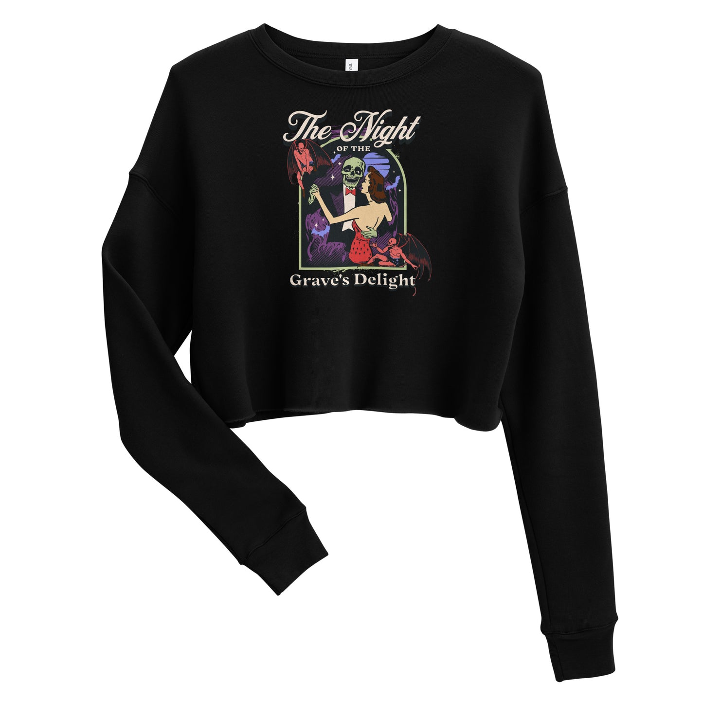 Grave's Delight Cropped Sweatshirt