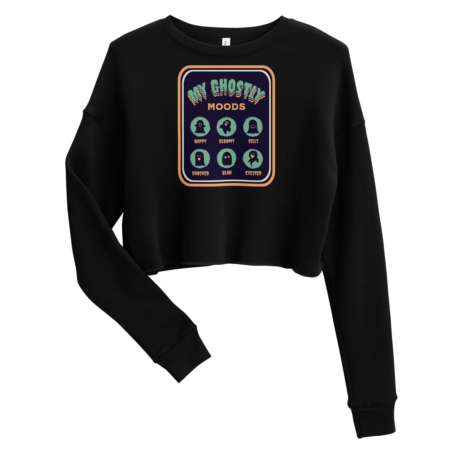 Ghostly Moods Cropped Sweatshirt