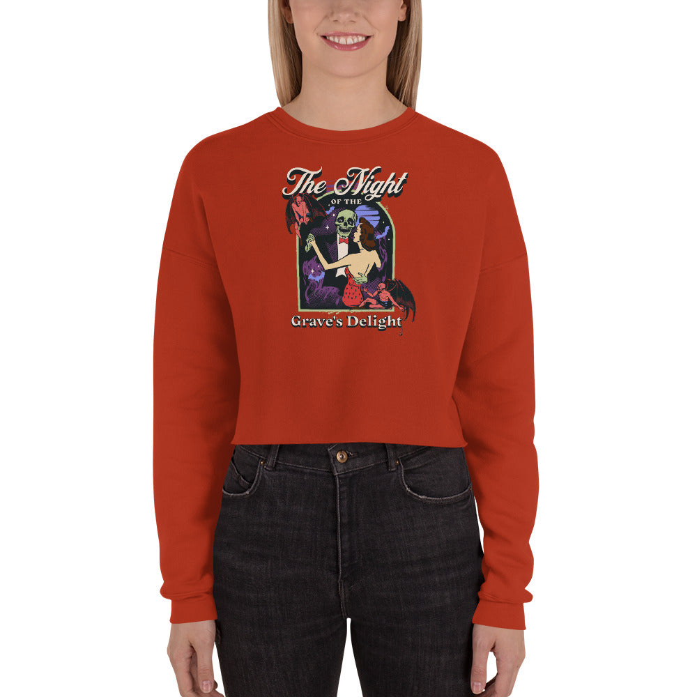 Grave's Delight Cropped Sweatshirt