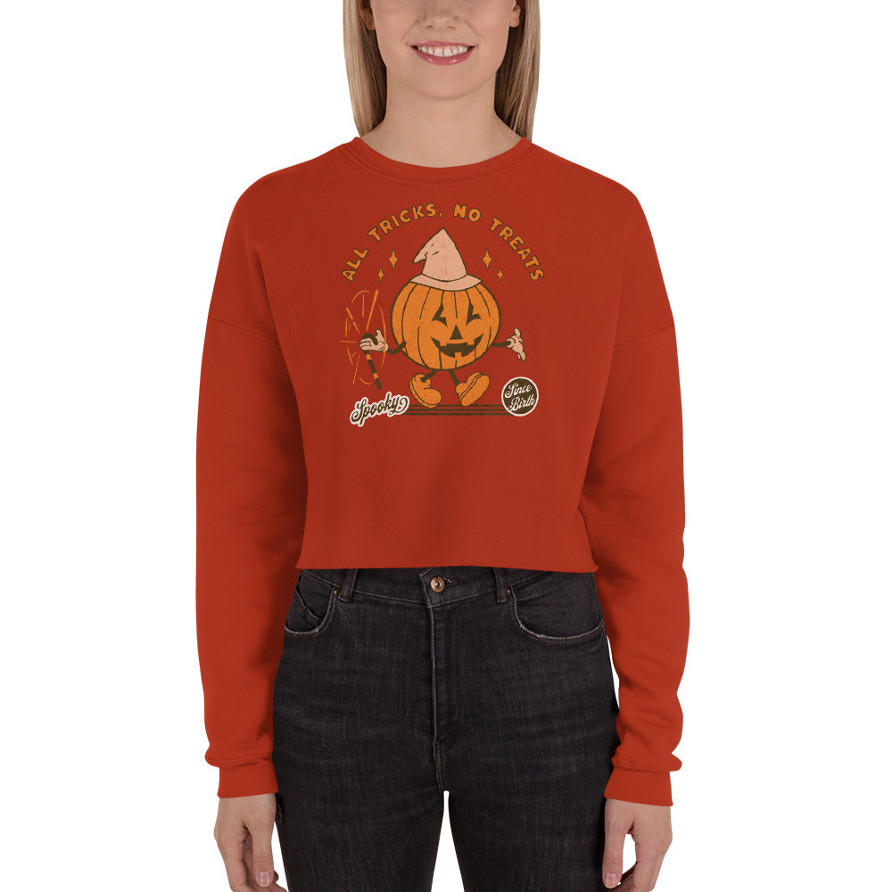 Tricks & Treats Cropped Sweatshirt