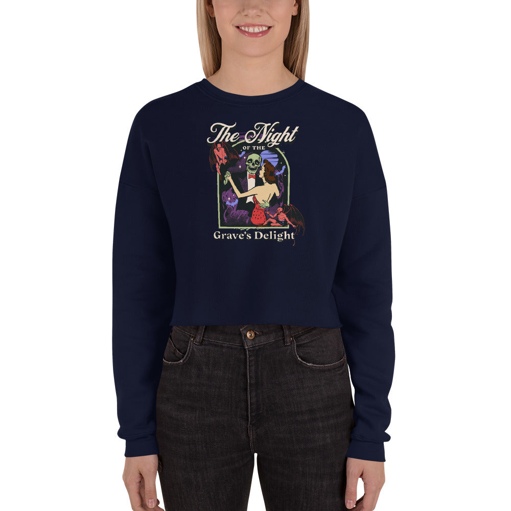 Grave's Delight Cropped Sweatshirt