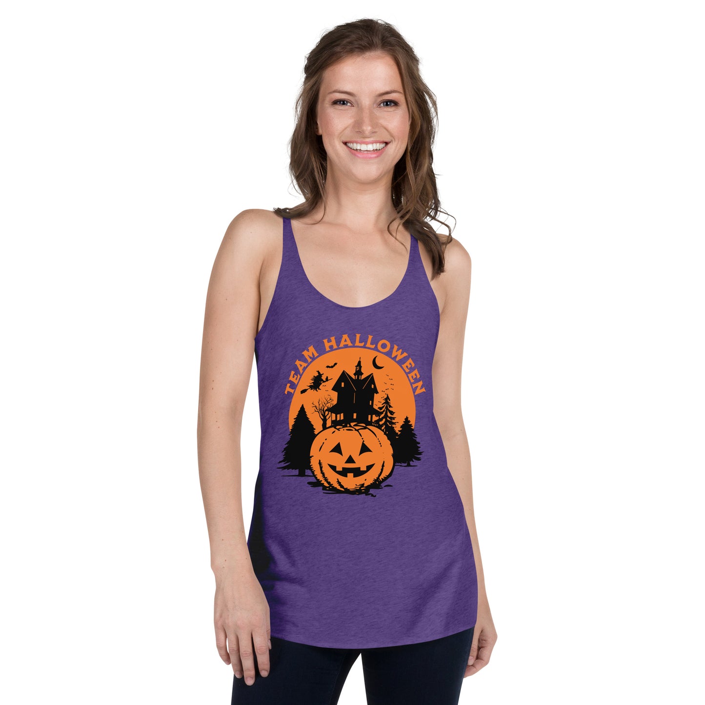 Team Halloween Racerback Tank