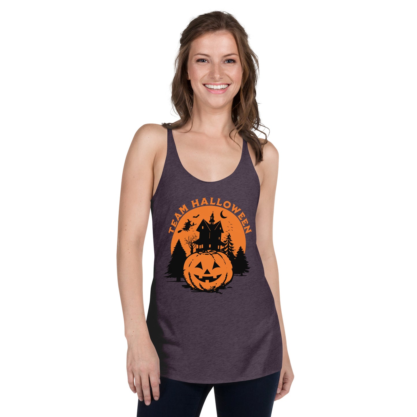 Team Halloween Racerback Tank
