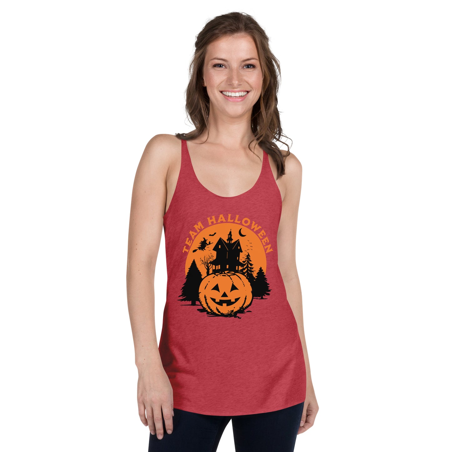 Team Halloween Racerback Tank