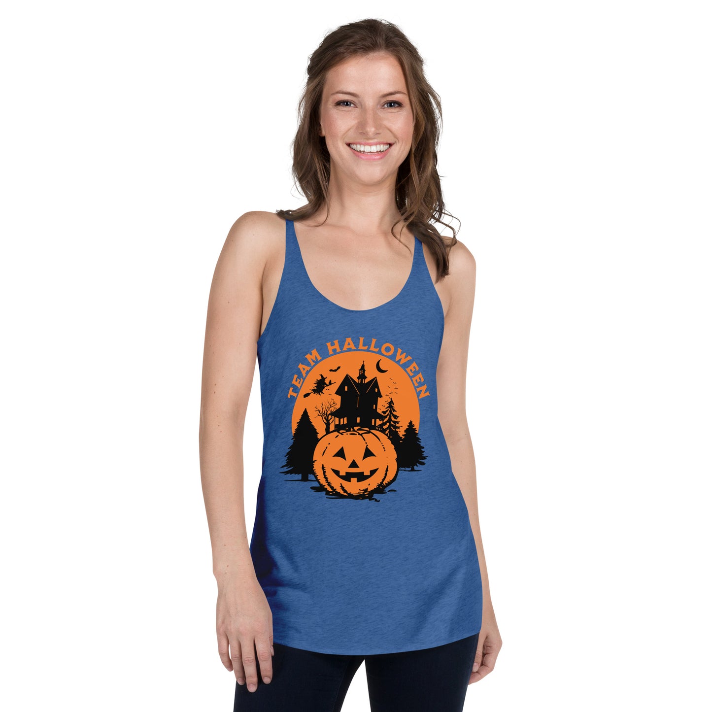 Team Halloween Racerback Tank