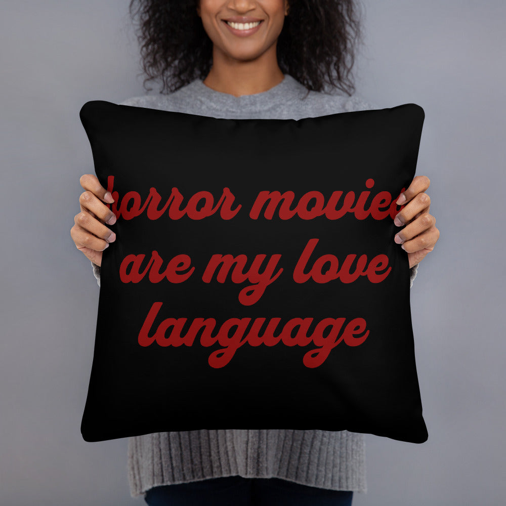 Love Language Pillow - Black