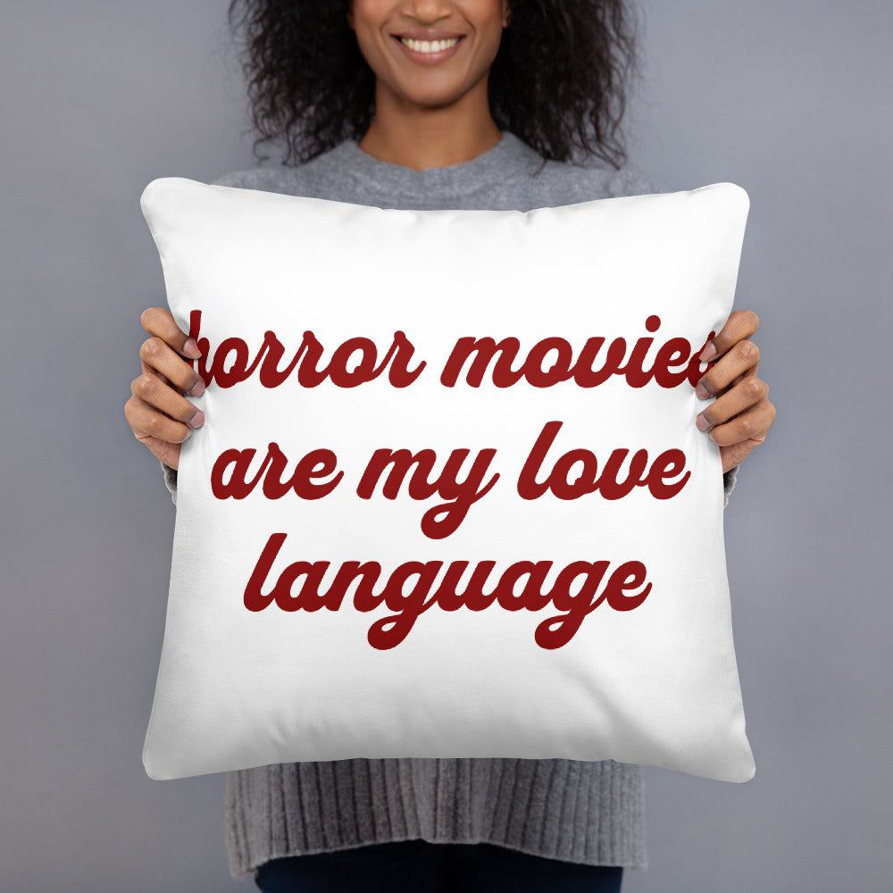 Love Language Pillow - White