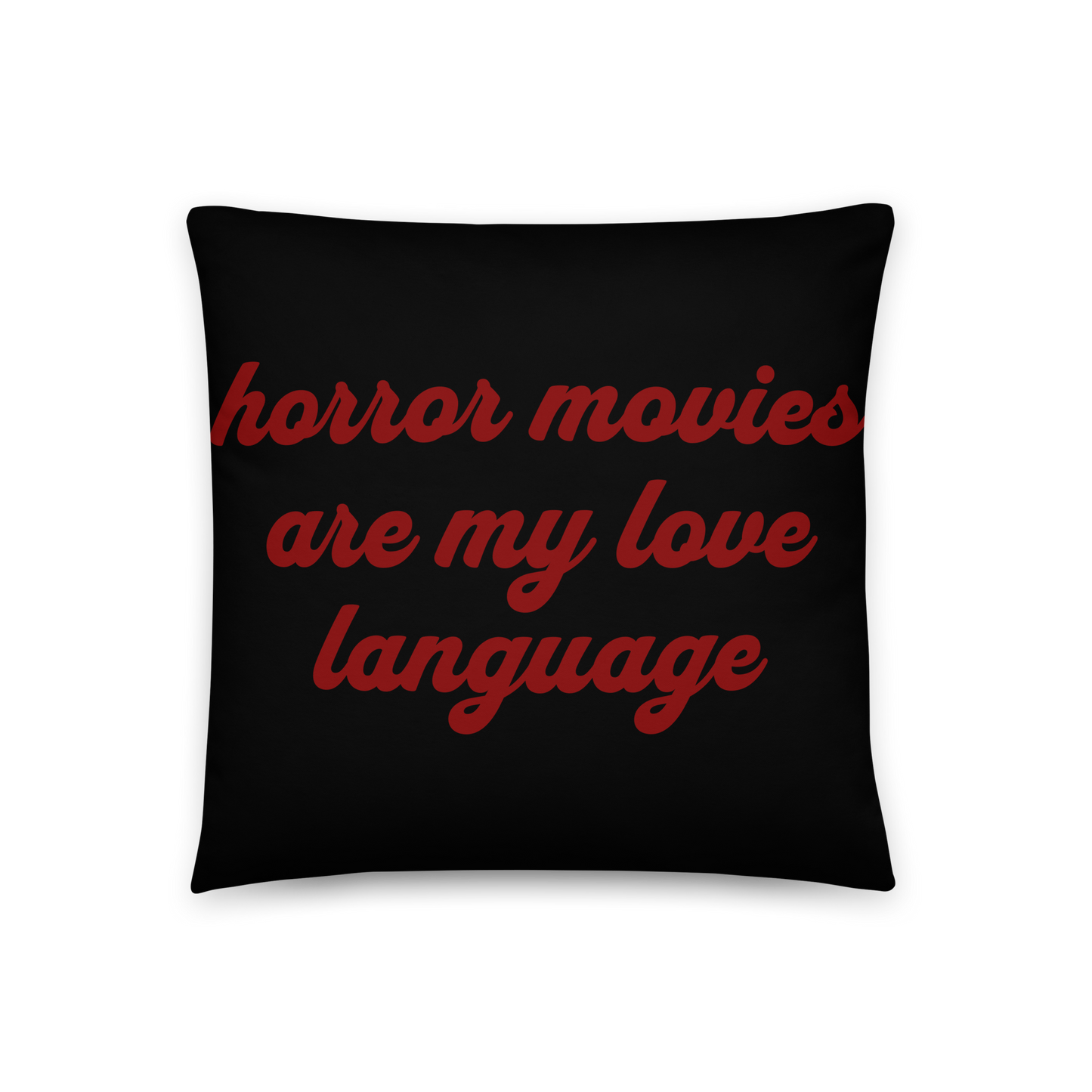 Love Language Pillow - Black