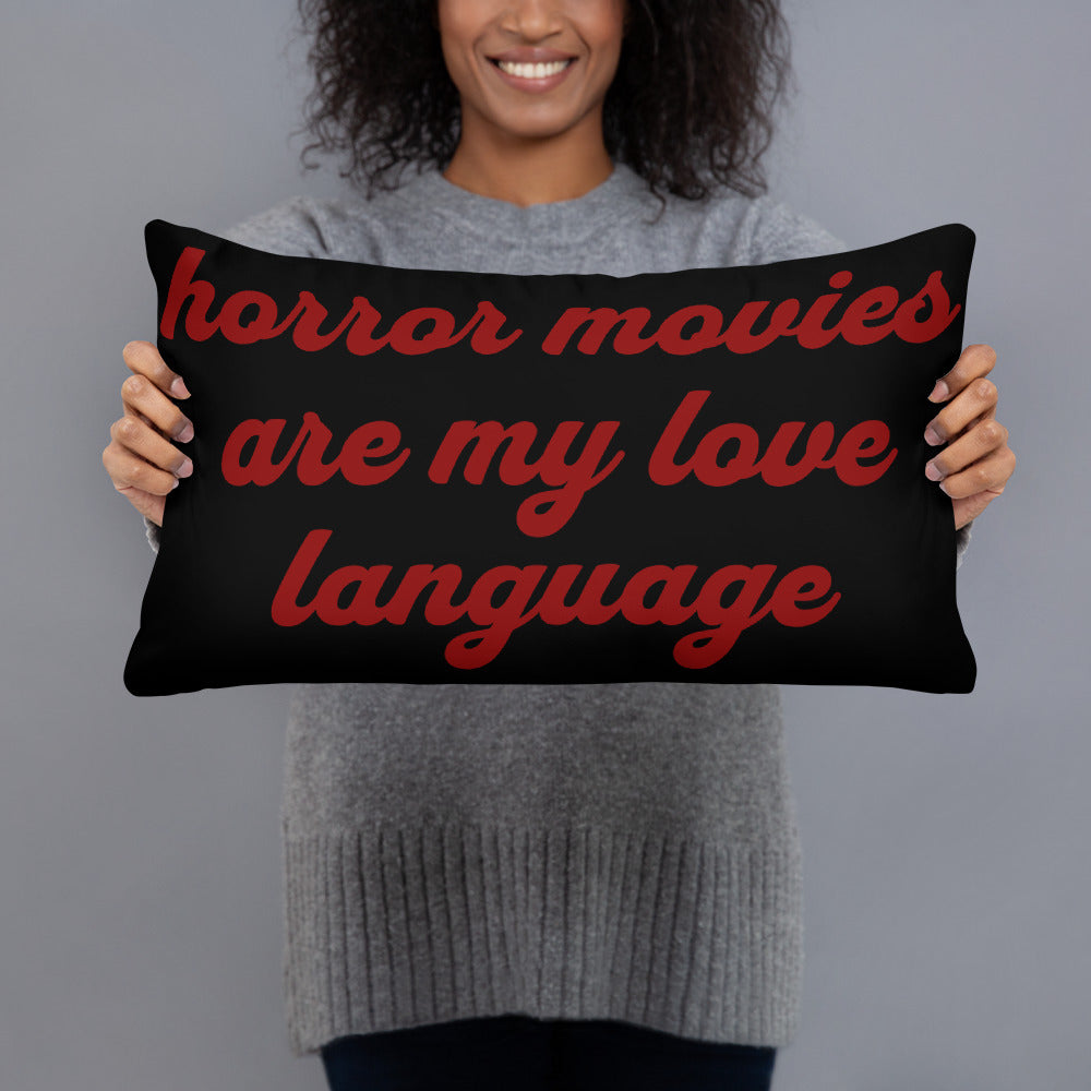 Love Language Pillow - Black