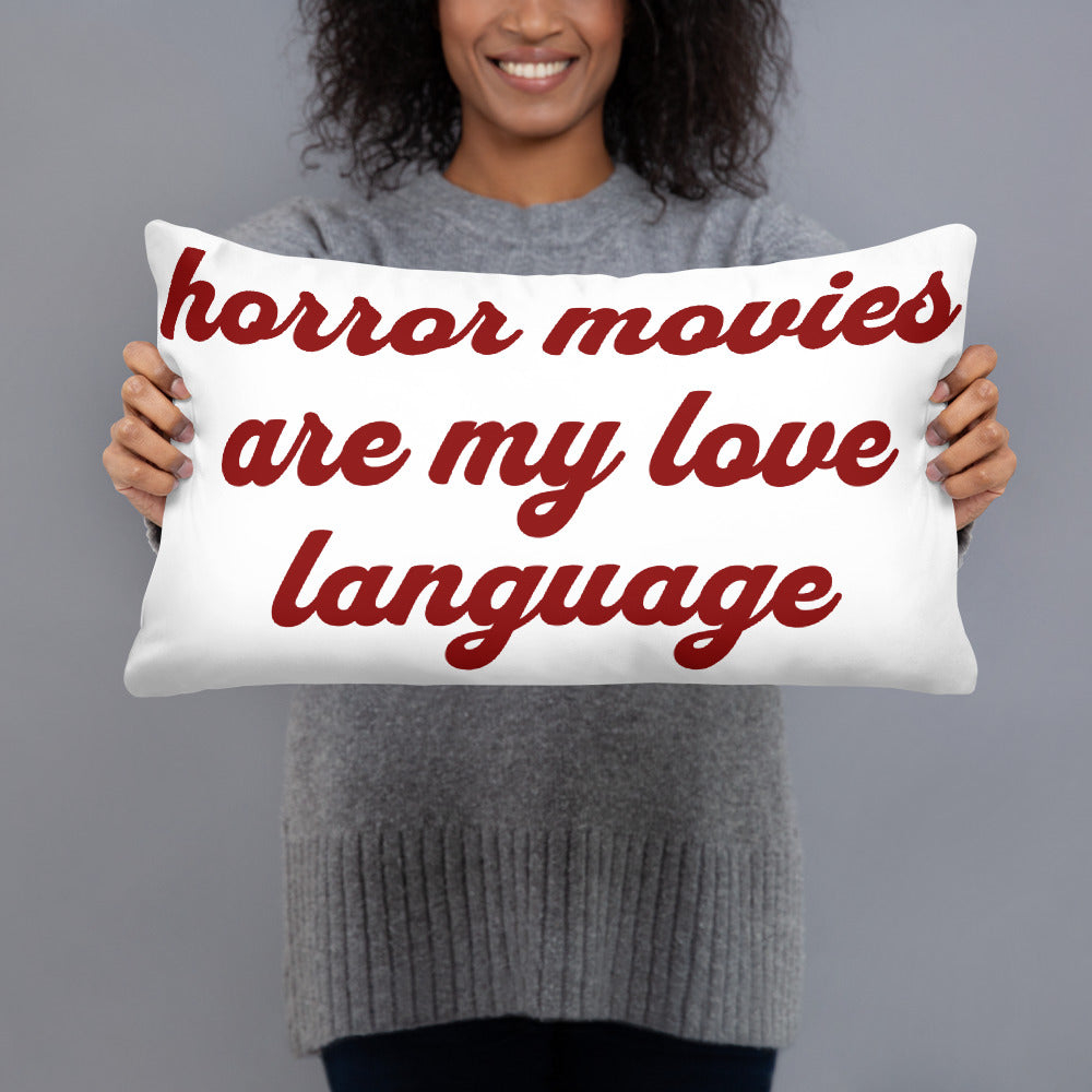 Love Language Pillow - White